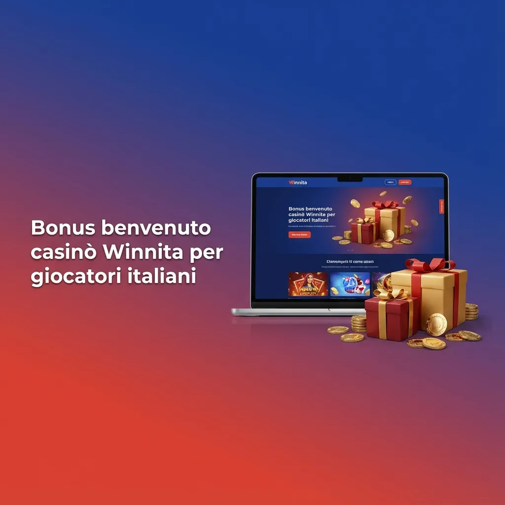 Banner bonus benvenuto casinò Winnita: fino a 1.500 € + 300 giri gratis per nuovi giocatori italiani