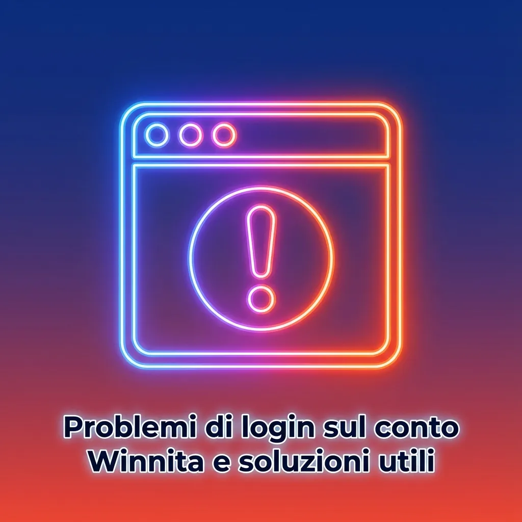 Tabella in italiano con problemi di login all’account Winnita e relative soluzioni passo passo