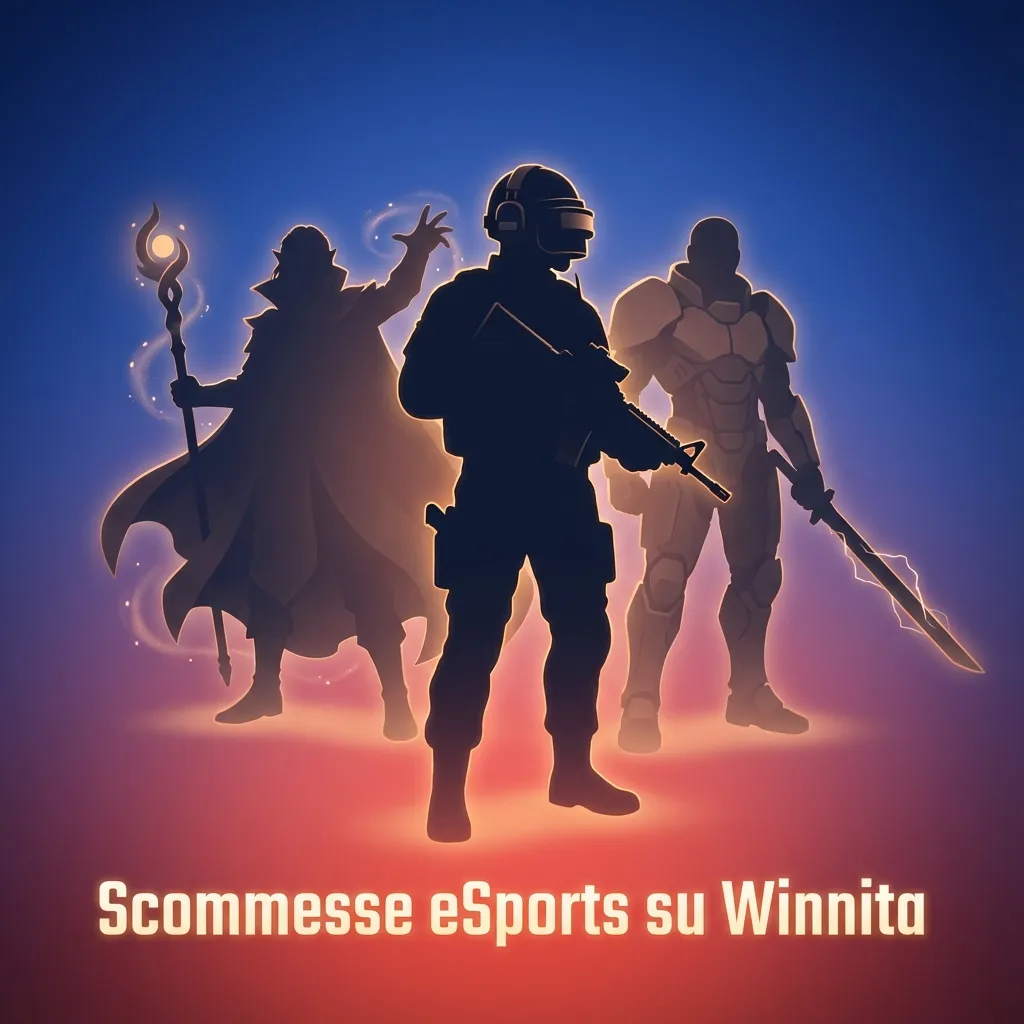 Schermata Winnita con quote e mercati di scommesse eSports per Dota 2, CS2, League of Legends e StarCraft II