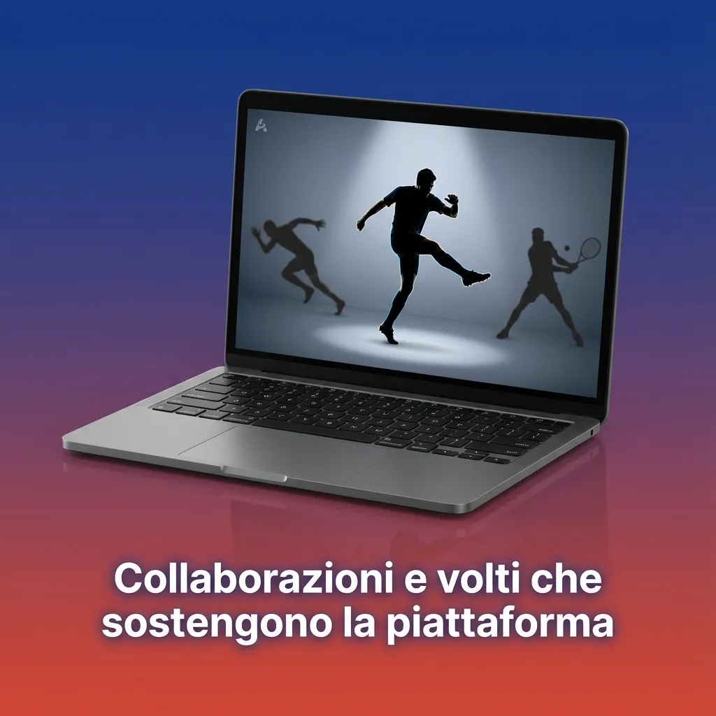 Collage di volti e loghi di partner italiani legati a scommesse, gaming responsabile, pagamenti sicuri e software casinò