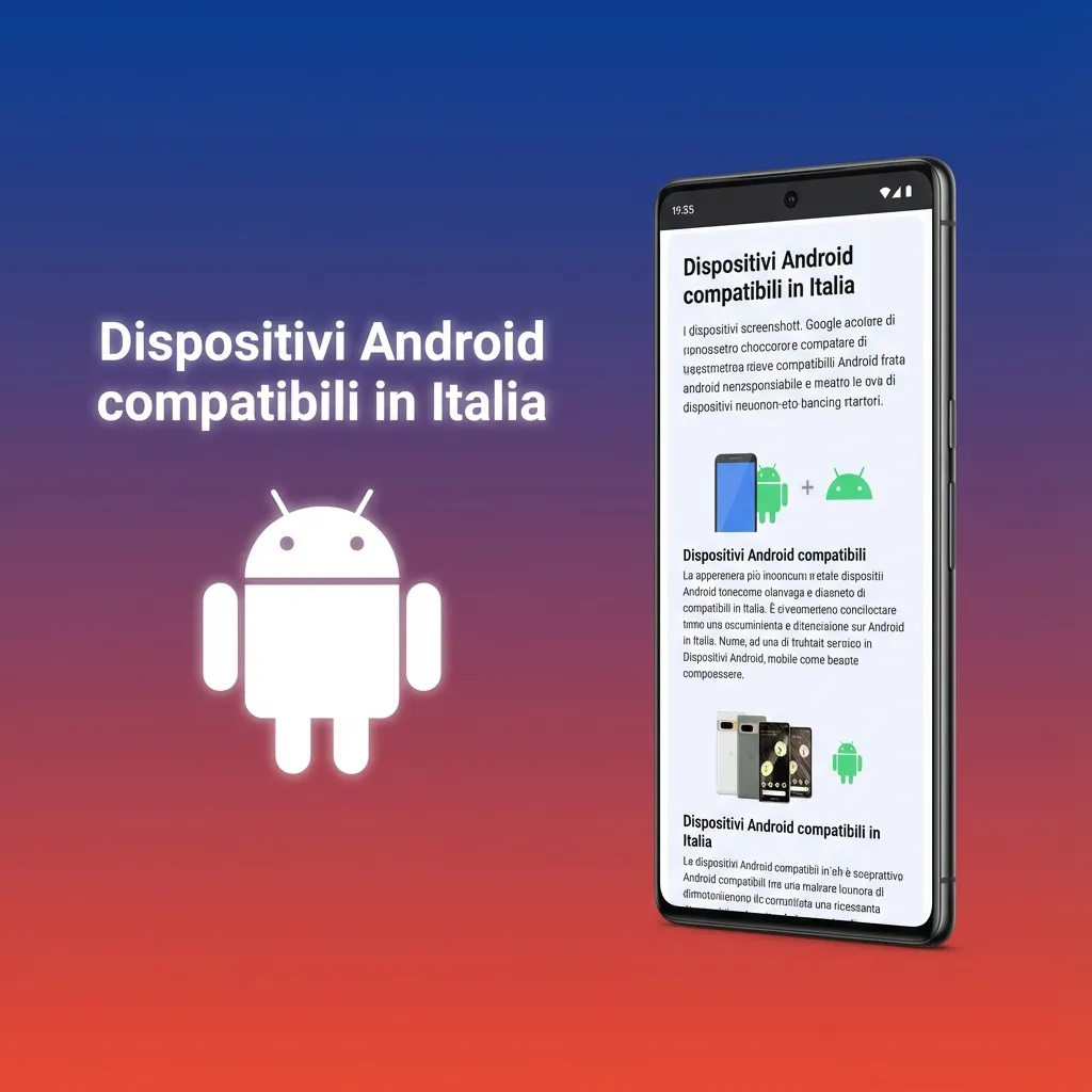 Illustrazione di smartphone Android popolari in Italia che mostrano l’app Winnita attiva sullo schermo