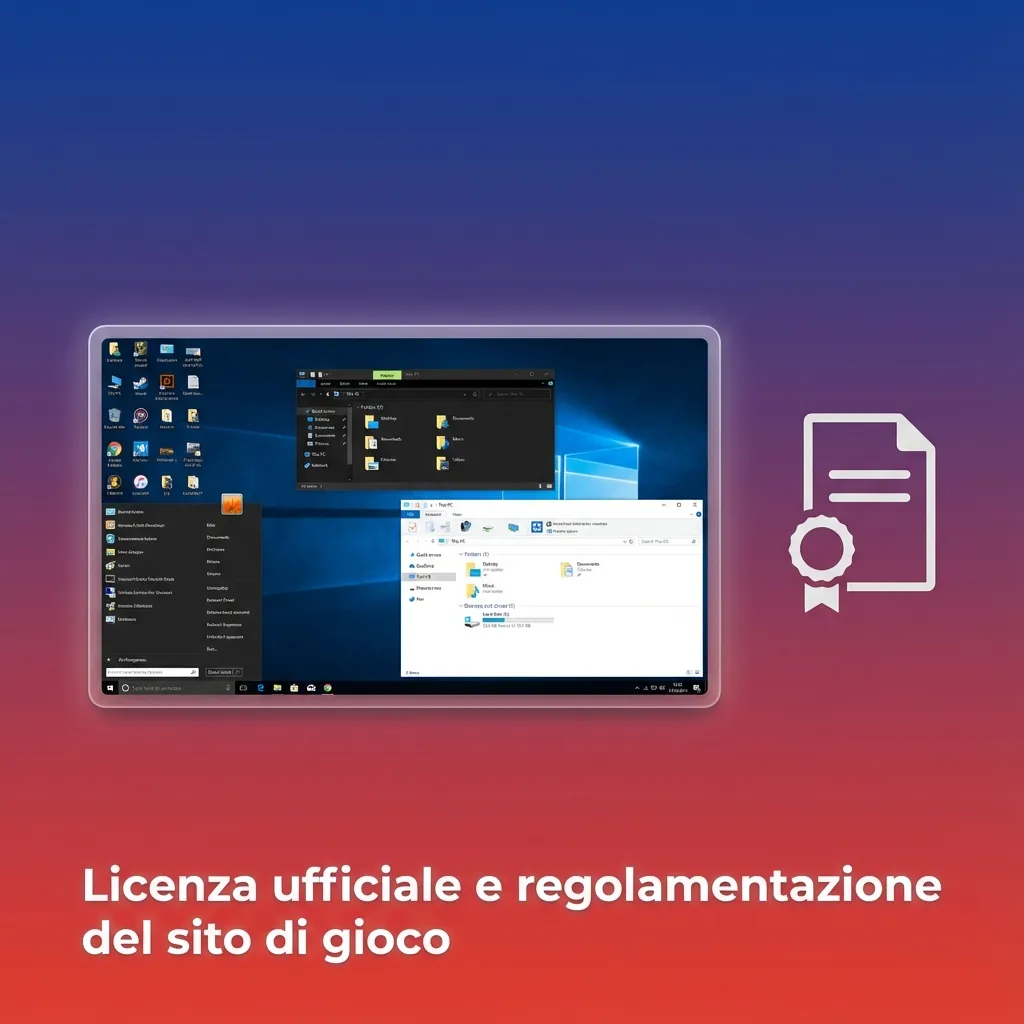 Infografica sulla licenza UE di Winnita, con icone di sicurezza, gioco responsabile e conti separati utenti-azienda