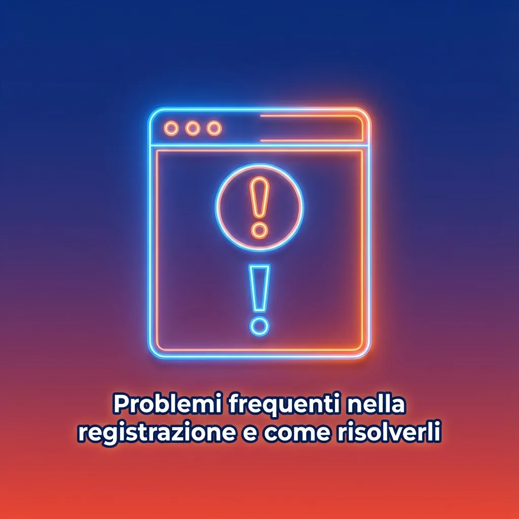 Tabella di problemi comuni nella registrazione online con relative soluzioni pratiche per email, telefono, dati e errori tecnici