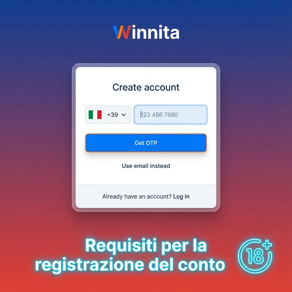 Schermata requisiti registrazione conto gioco online: maggiore età, dati corretti, codice fiscale, documento valido, un solo conto.