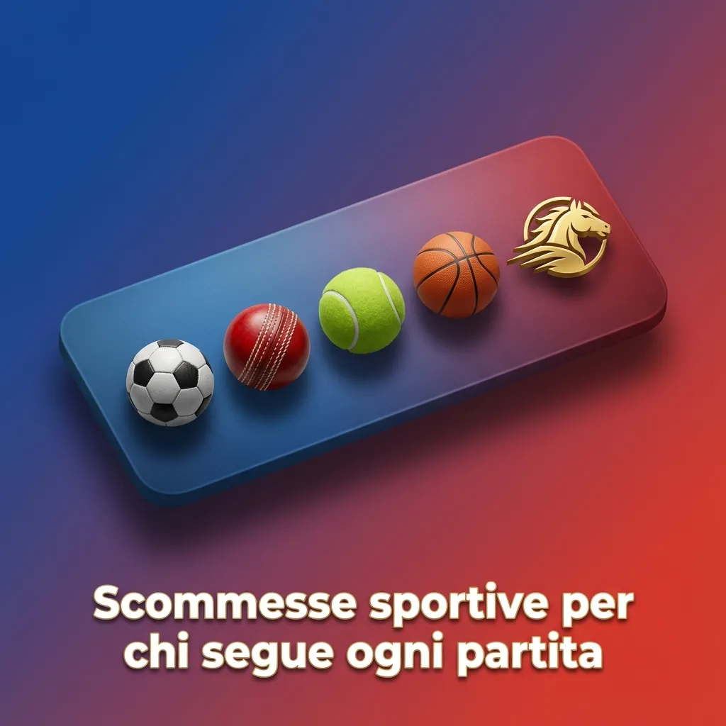 Grafica di piattaforma scommesse sportive con icone di vari sport e quote live su schermo