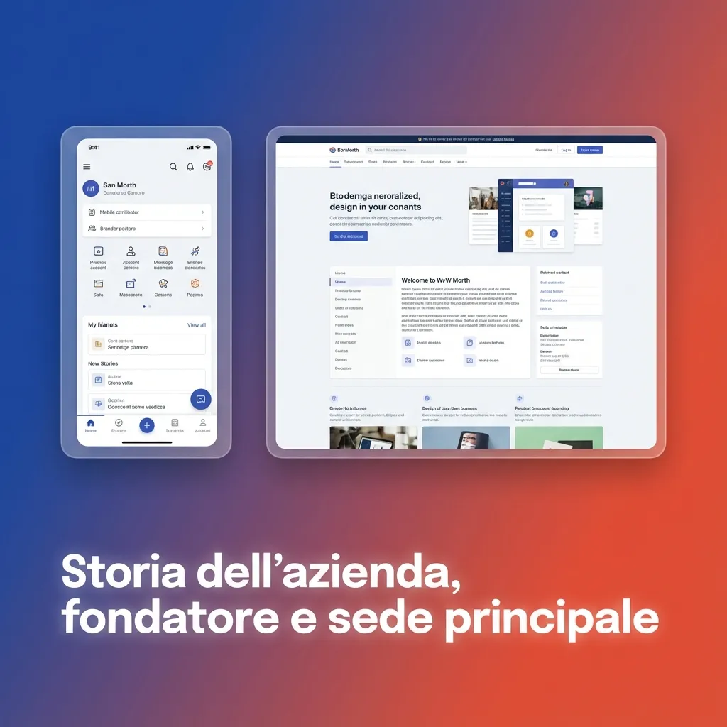 Timeline con fondatore Marco Rinaldi, nascita di Winnita nel 2020 e sede principale a Willemstad, Curaçao